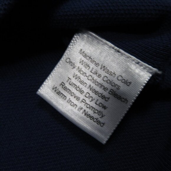 Jos A Bank Men’s Traveler Polo Shirt Medium Navy Blue Performance Golfer Casual - Picture 5 of 9